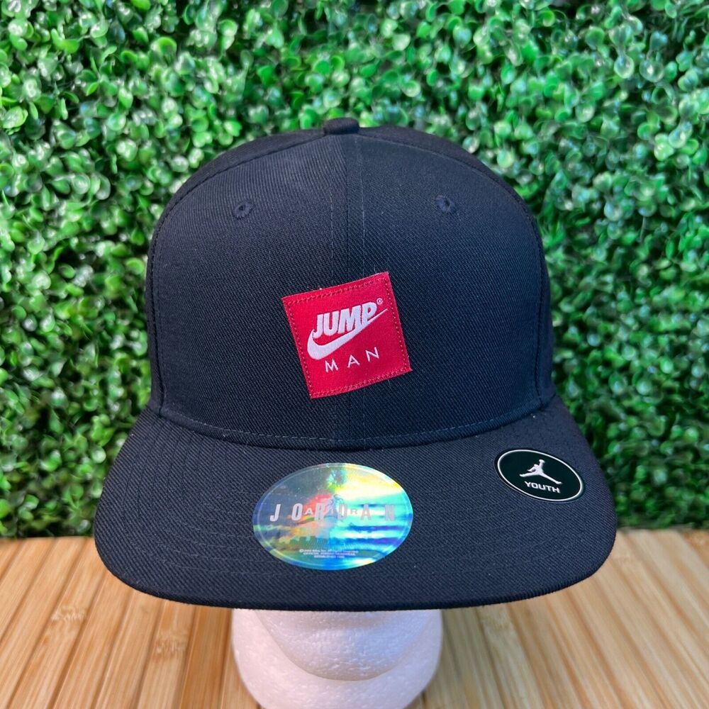 Nike Jordan Pro Jumpman Classics Cap Black Red Snapback Youth Hat